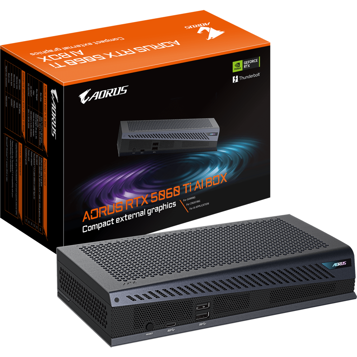 Carte graphique NVIDIA GeForce RTX 5060 Ti Gigabyte AORUS AI BOX 16GB (GV-N506TIXEB-16GD) - photo 7