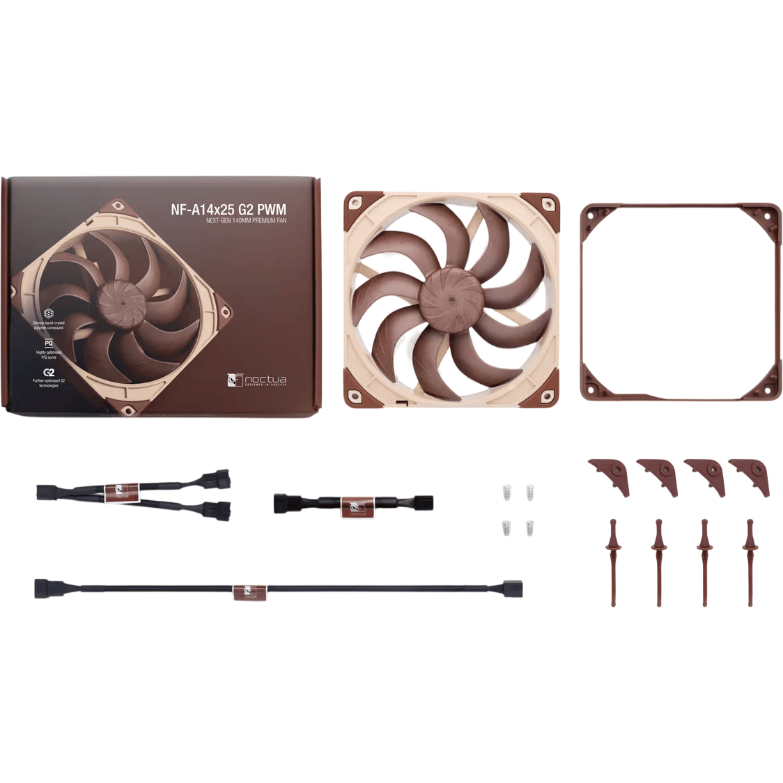 Вентилятор для корпуса Noctua NF-A14x25 G2 PWM - photo 4