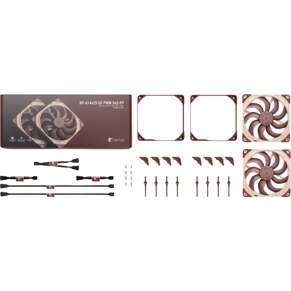Вентилятор для корпуса Noctua NF-A14x25 G2 PWM Sx2-PP - photo 3