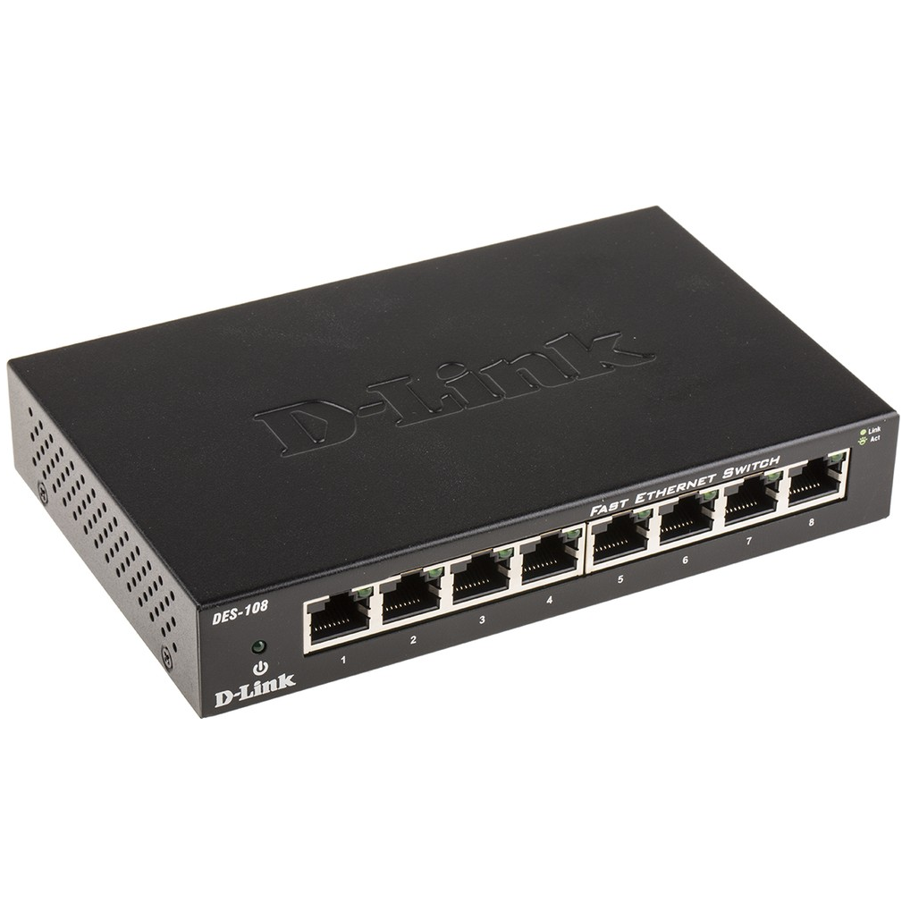 Commutateur (switch) D-Link DES-108