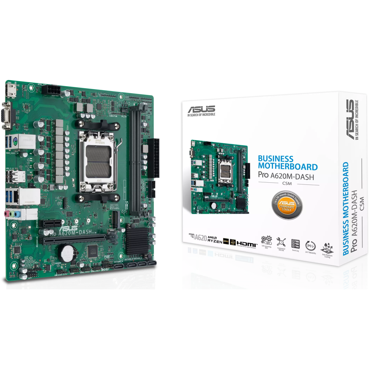 Motherboard ASUS PRO A620M-DASH-CSM - photo 5
