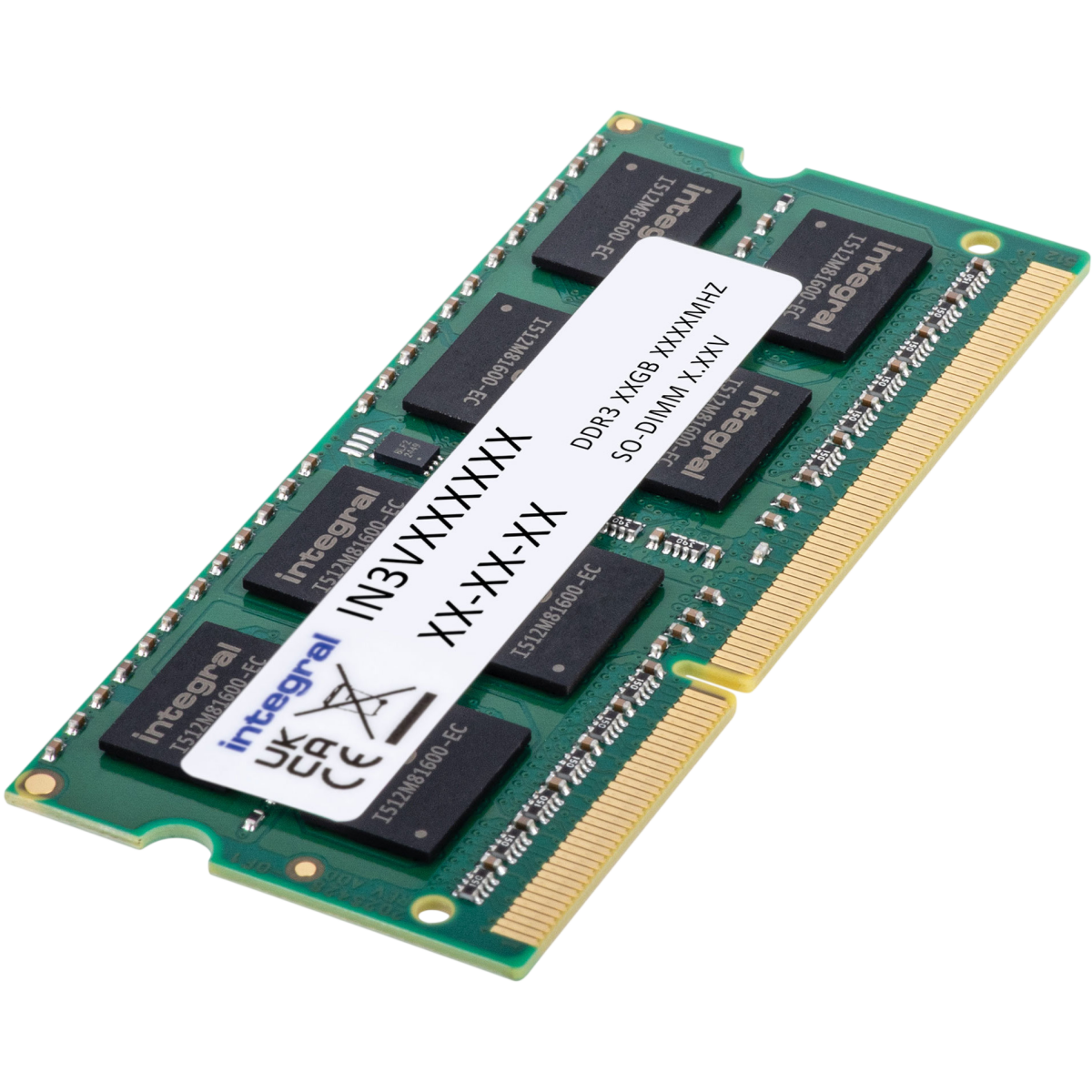 Mémoire vive 8GB DDR-III 1600MHz Integral SO-DIMM (IN3V8GNAJKXLV) - photo 2