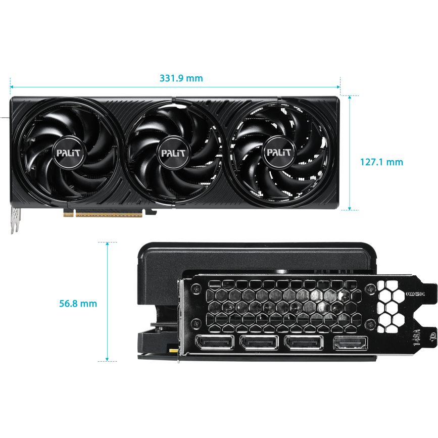 Видеокарта NVIDIA GeForce RTX 5080 Palit Infinity 3 16GB (NE75080019T2-GB2035S) - photo 10
