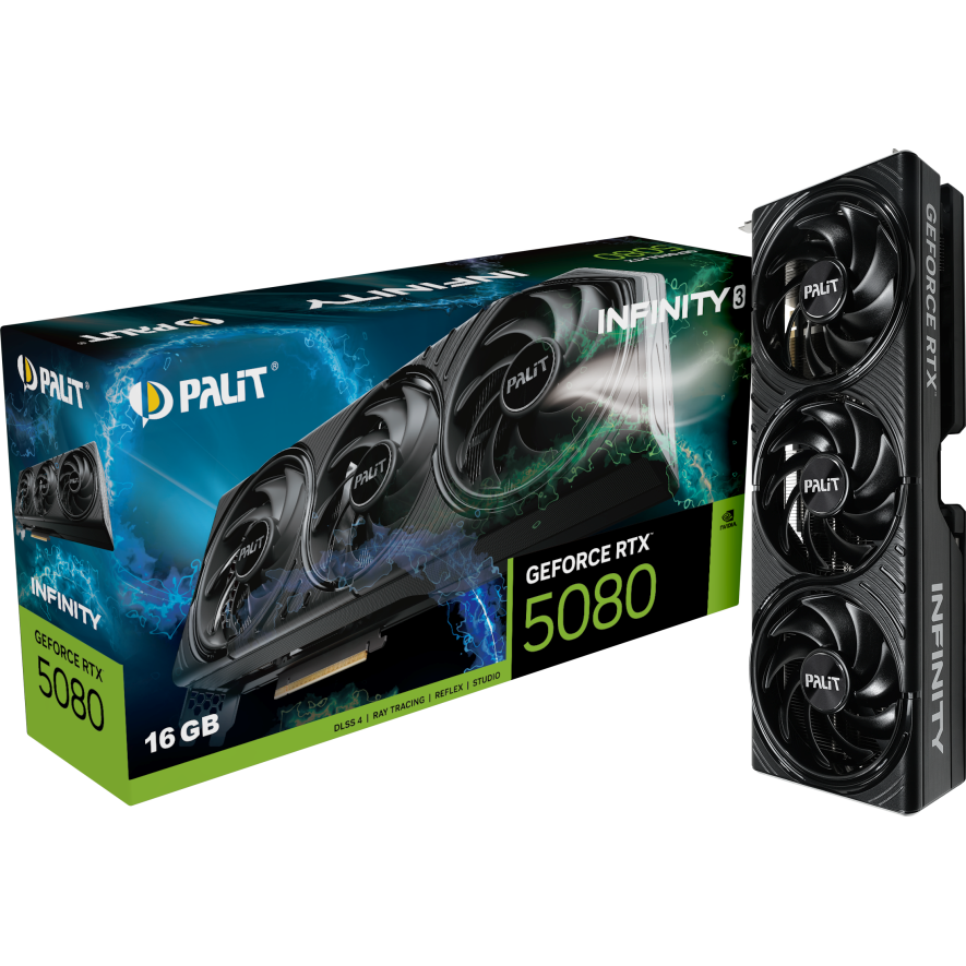 Видеокарта NVIDIA GeForce RTX 5080 Palit Infinity 3 16GB (NE75080019T2-GB2035S) - photo 11