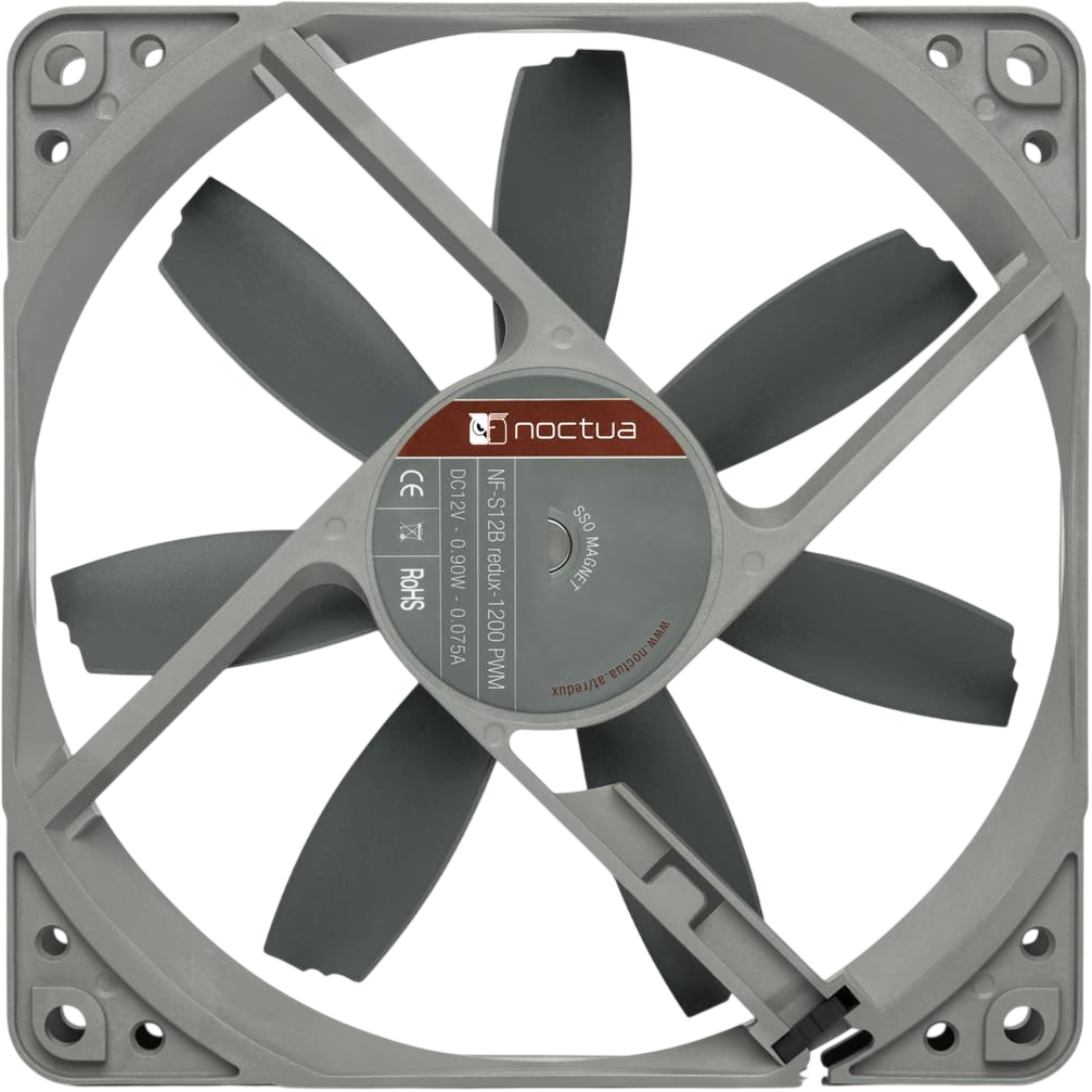 Вентилятор для корпуса Noctua NF-S12B redux-1200 PWM - NF-S12B REDUX-1200 PWM - photo 3