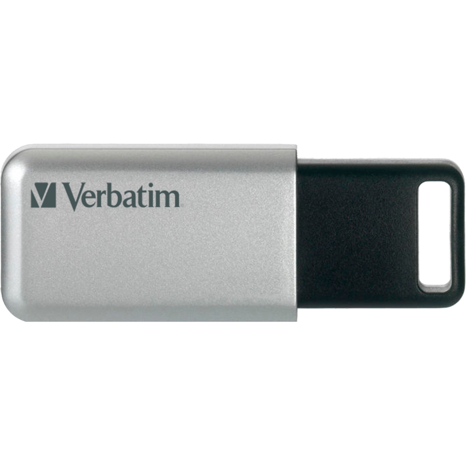 clé USB flash 16GB Verbatim Store 'n' Go Secure Pro Silver (98664) - photo 2