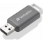 clé USB flash 128GB Verbatim DataBar Grey (49456)
