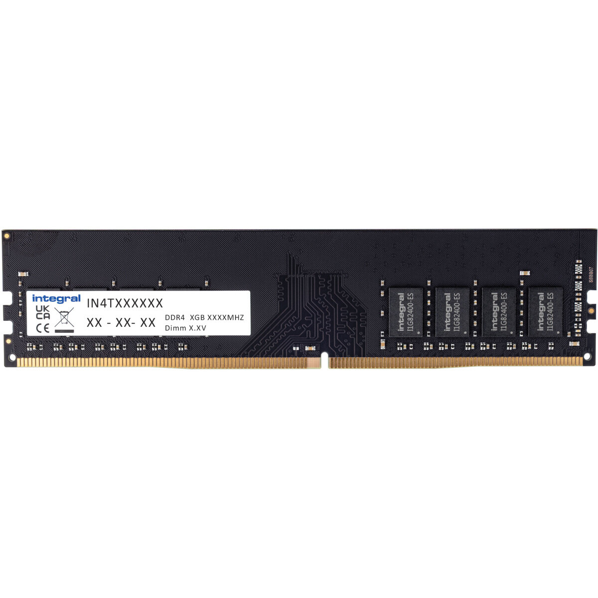 Mémoire vive 8GB DDR4 3200MHz Integral (IN4T8GNGLTX)