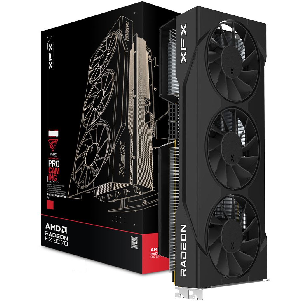 Видеокарта AMD Radeon RX 9070 GRE XFX Swift Triple Fan OC 12GB (RX-97GRE29B7) - photo 7