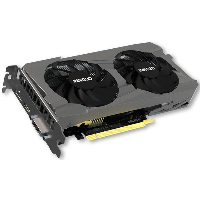 Видеокарта NVIDIA GeForce RTX 3050 INNO3D Twin X2 V2 6GB (N30502-06D6-1880VA60)