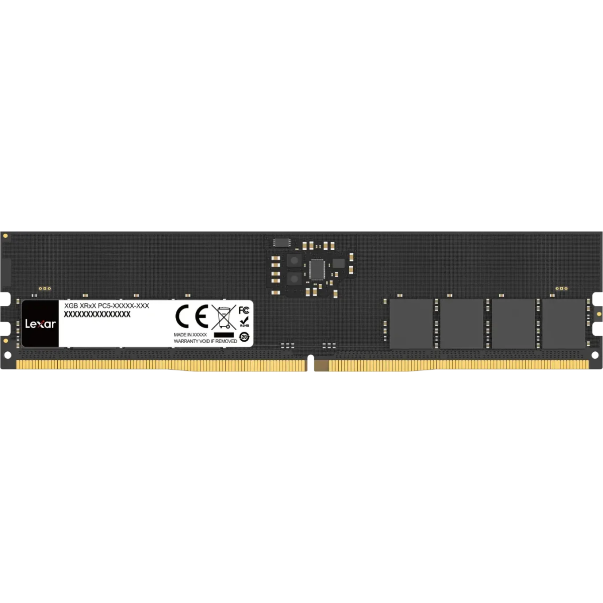 Mémoire vive 16GB DDR5 5600MHz Lexar (LD5U16G56C46ST-HGN) OEM