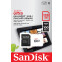Carte mémoire 128GB MicroSD SanDisk Ultra + SD adapter (SDSQUNR-128G-GN6TA)