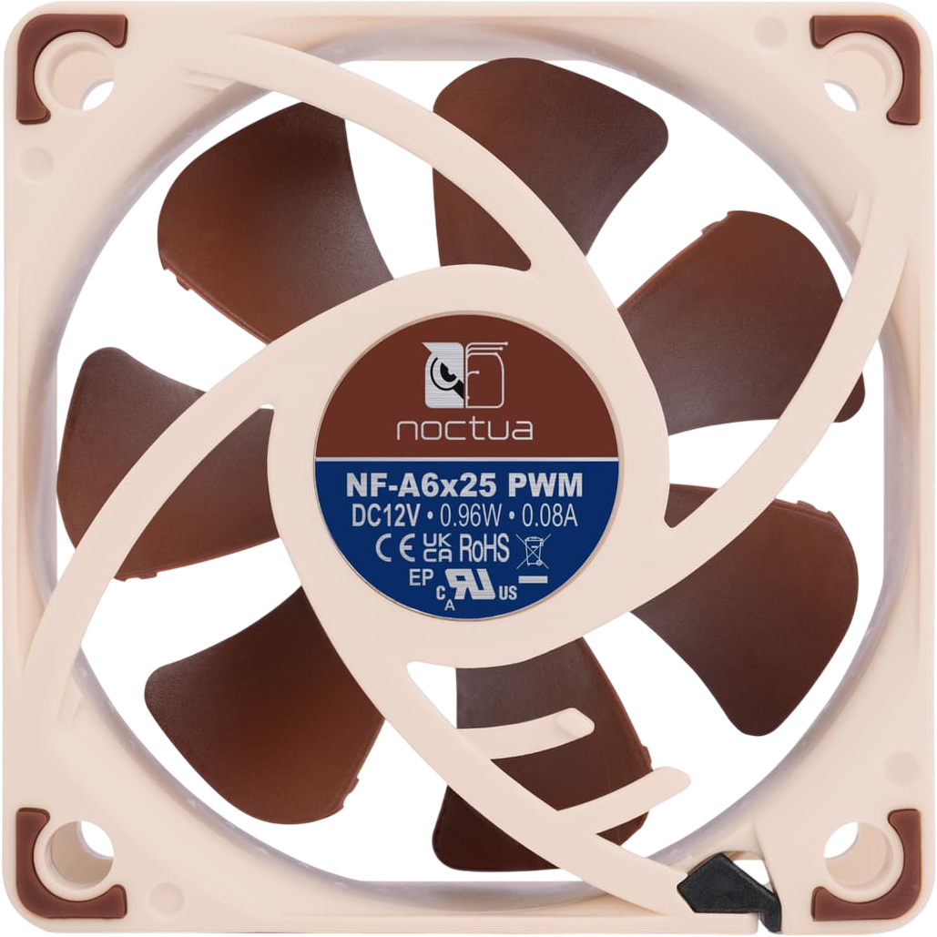 Вентилятор для корпуса Noctua NF-A6x25 PWM - NF-A6X25 PWM - photo 3