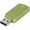 clé USB flash 32GB Verbatim Store 'n' Go PinStripe Green (49958)