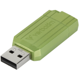 clé USB flash 64GB Verbatim Store 'n' Go PinStripe Green (49964)
