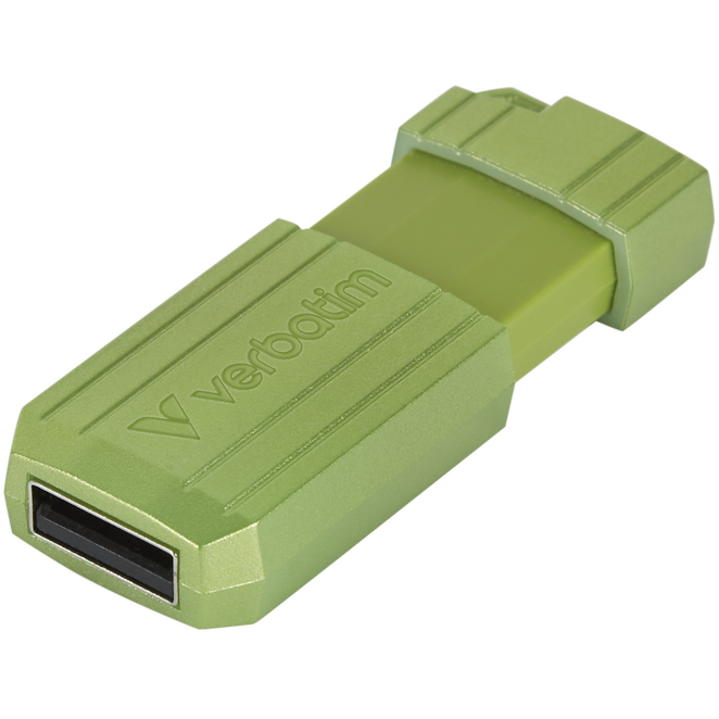 clé USB flash 64GB Verbatim Store 'n' Go PinStripe Green (49964) - photo 2