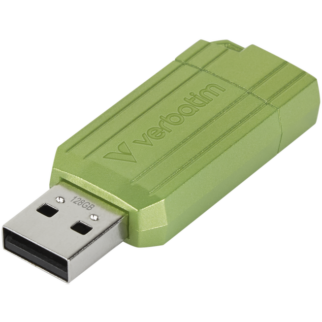 clé USB flash 128GB Verbatim Store 'n' Go PinStripe Green (49462) - photo 2