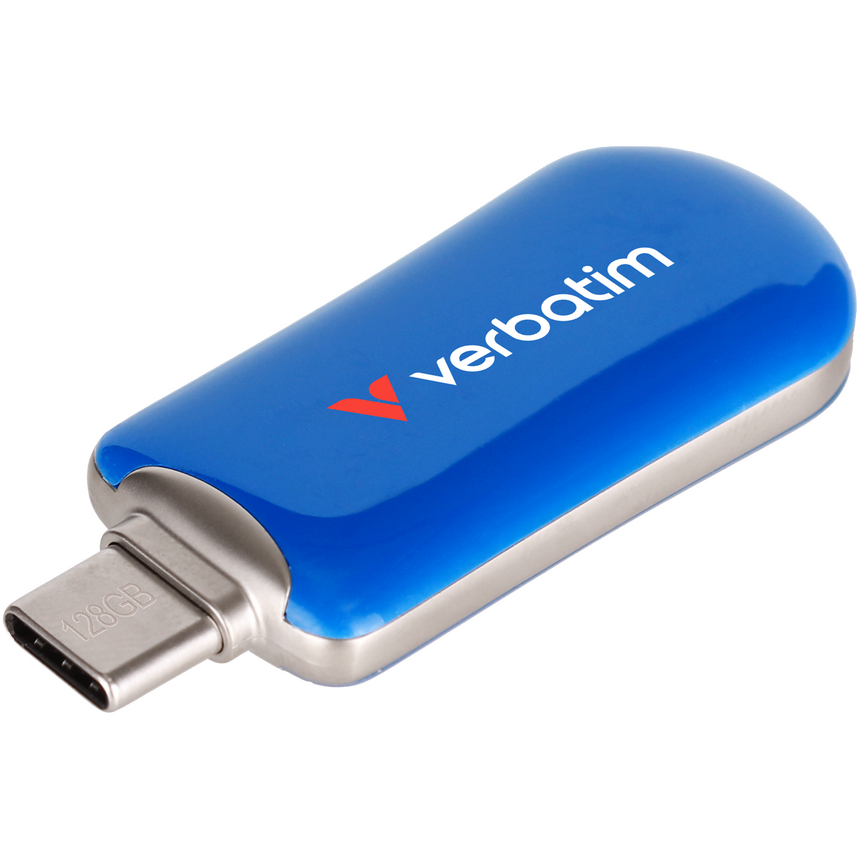 USB Flash накопитель 128GB Verbatim Plectra Blue (30233)