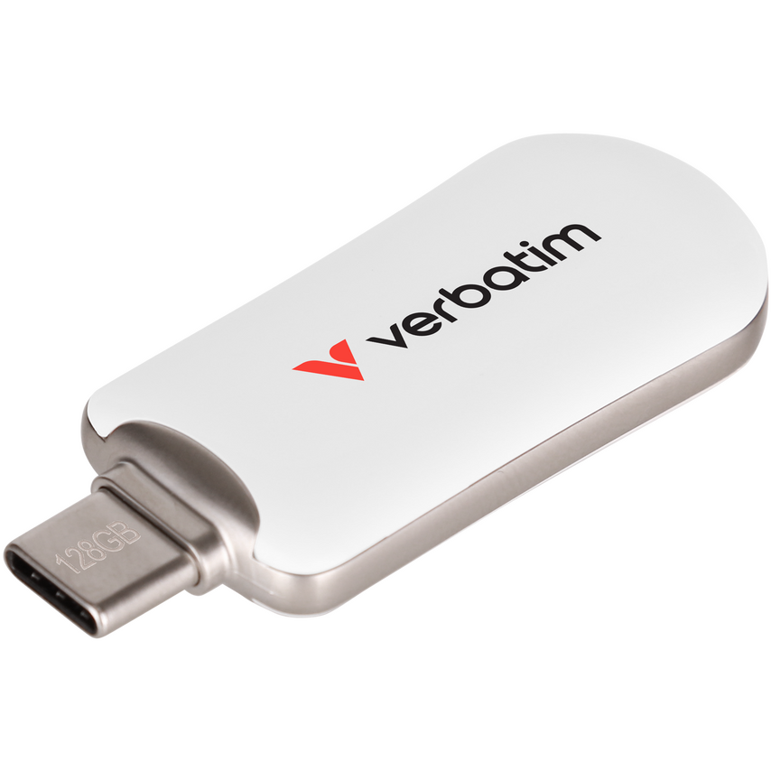 USB Flash накопитель 128GB Verbatim Plectra White (30229)