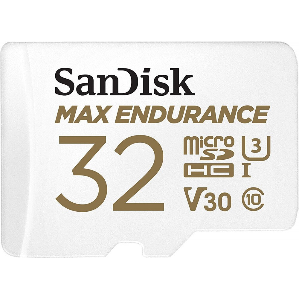 Carte mémoire 32GB MicroSD SanDisk Max Endurance (SDSQQVR-032G-GN6IA)