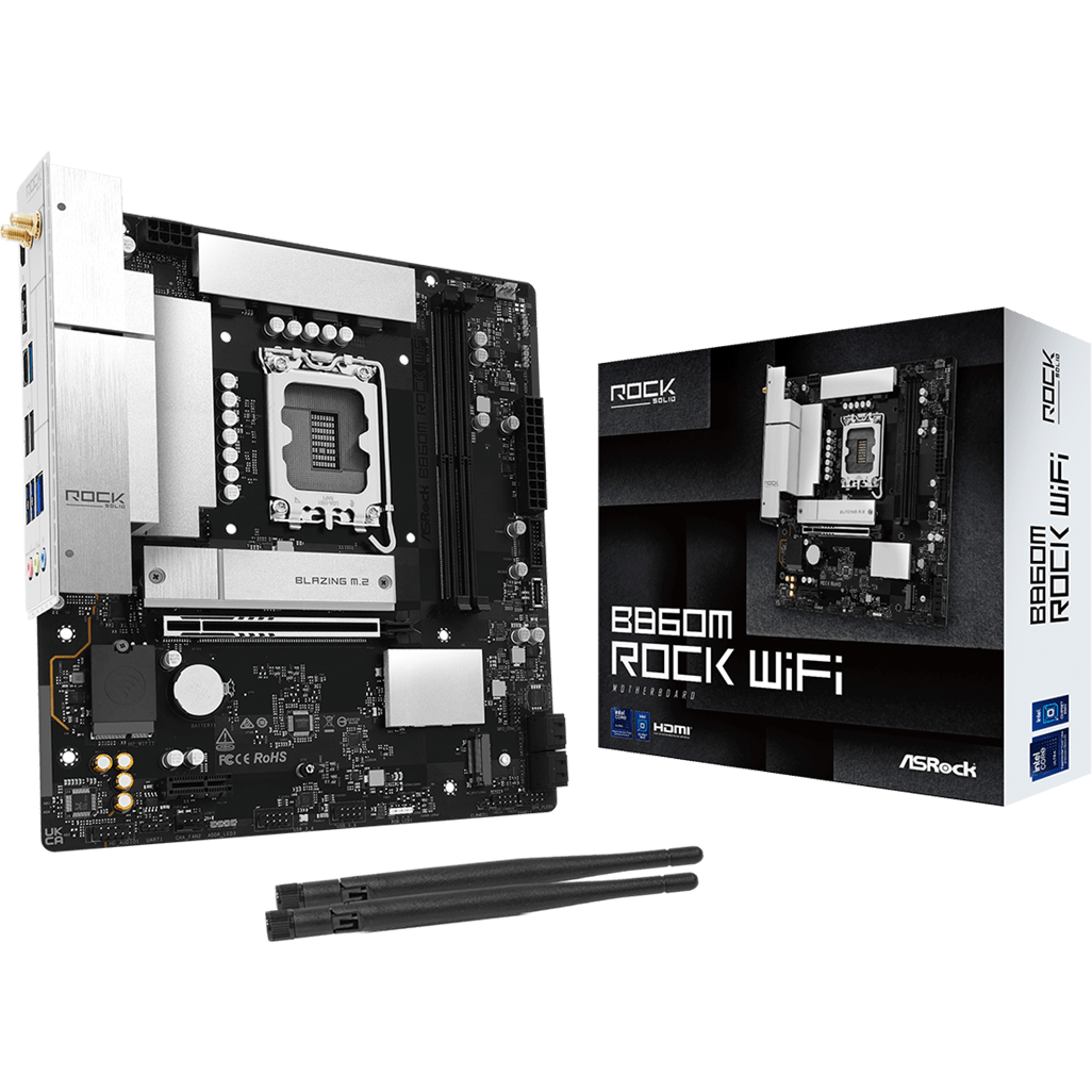 Mainboard ASRock B860M Rock WiFi - Foto 5