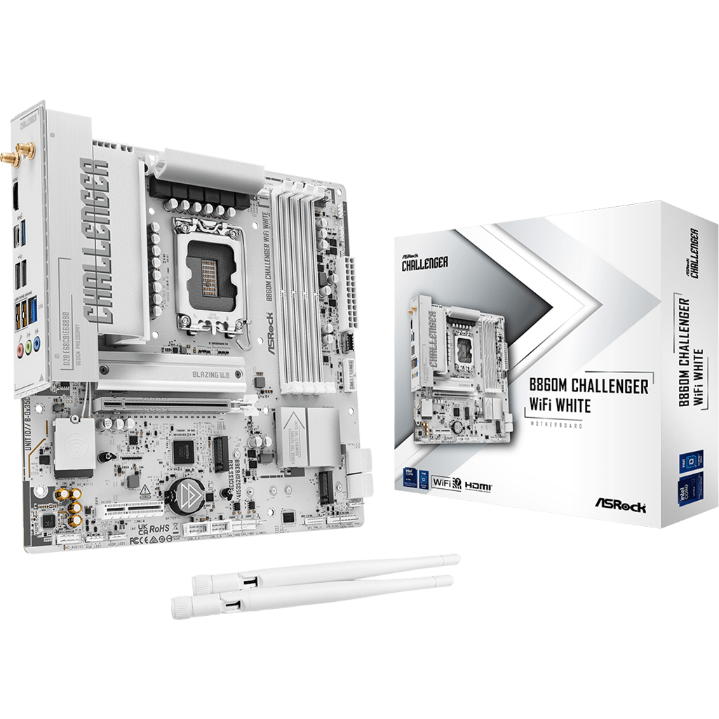 Motherboard ASRock B860M Challenger WiFi White - photo 5