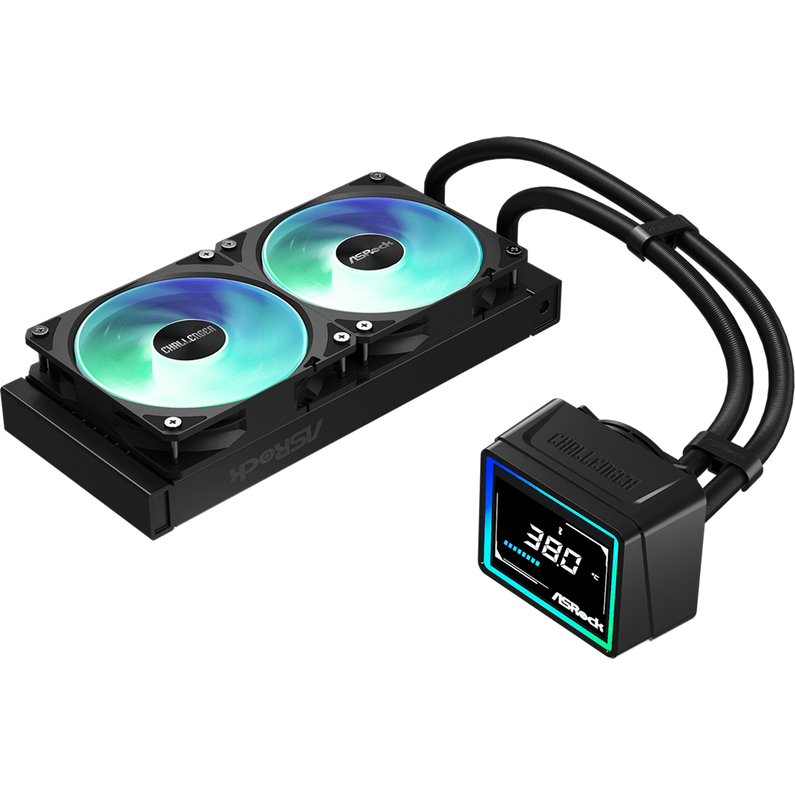 Liquid Cooling System ASRock Challenger Digital 240 Black - 90-ACLA24-BAAGA6 - photo 4