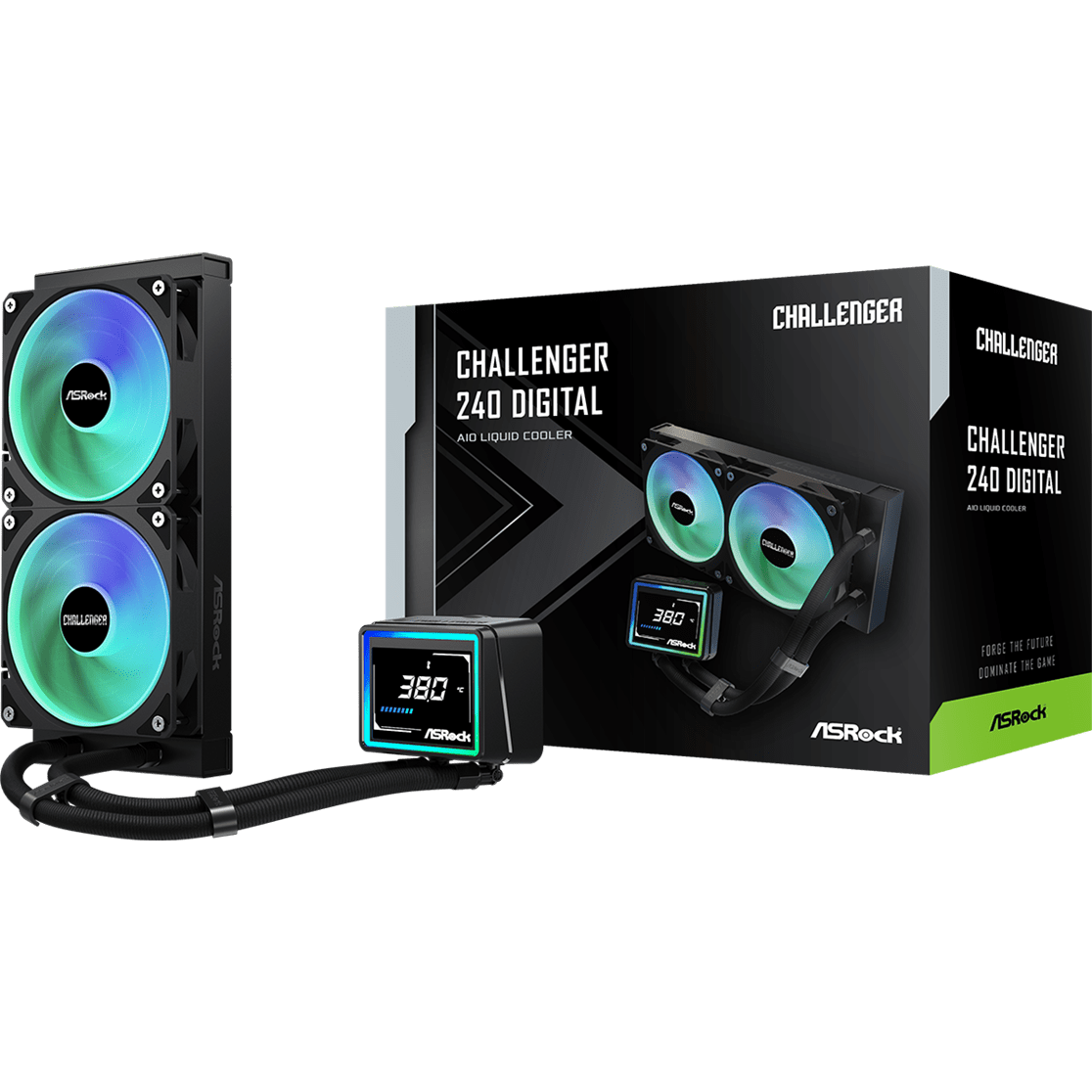 Liquid Cooling System ASRock Challenger Digital 240 Black - 90-ACLA24-BAAGA6 - photo 5