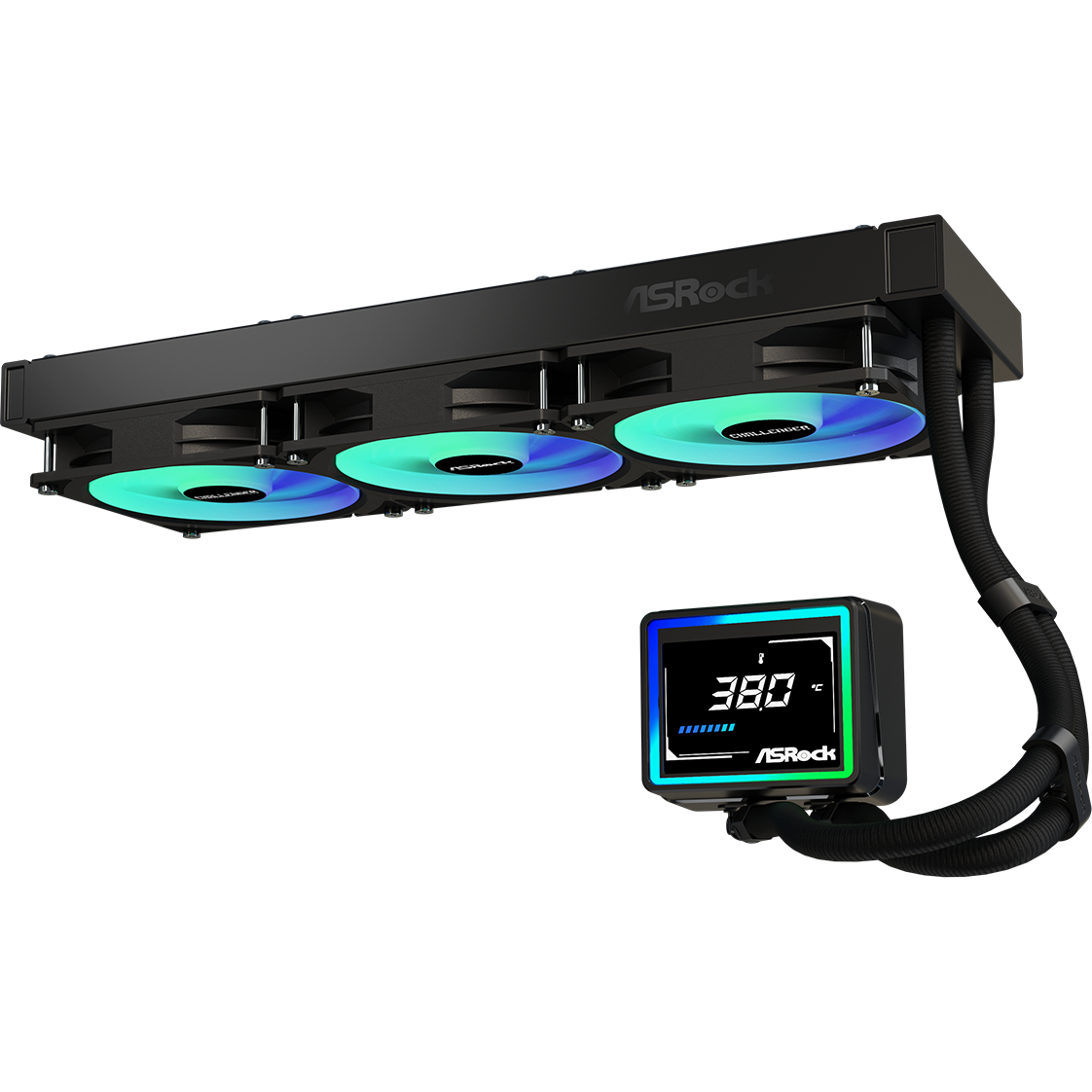 Liquid Cooling System ASRock Challenger Digital 360 Black - 90-ACLA36-BAAGA6 - photo 3