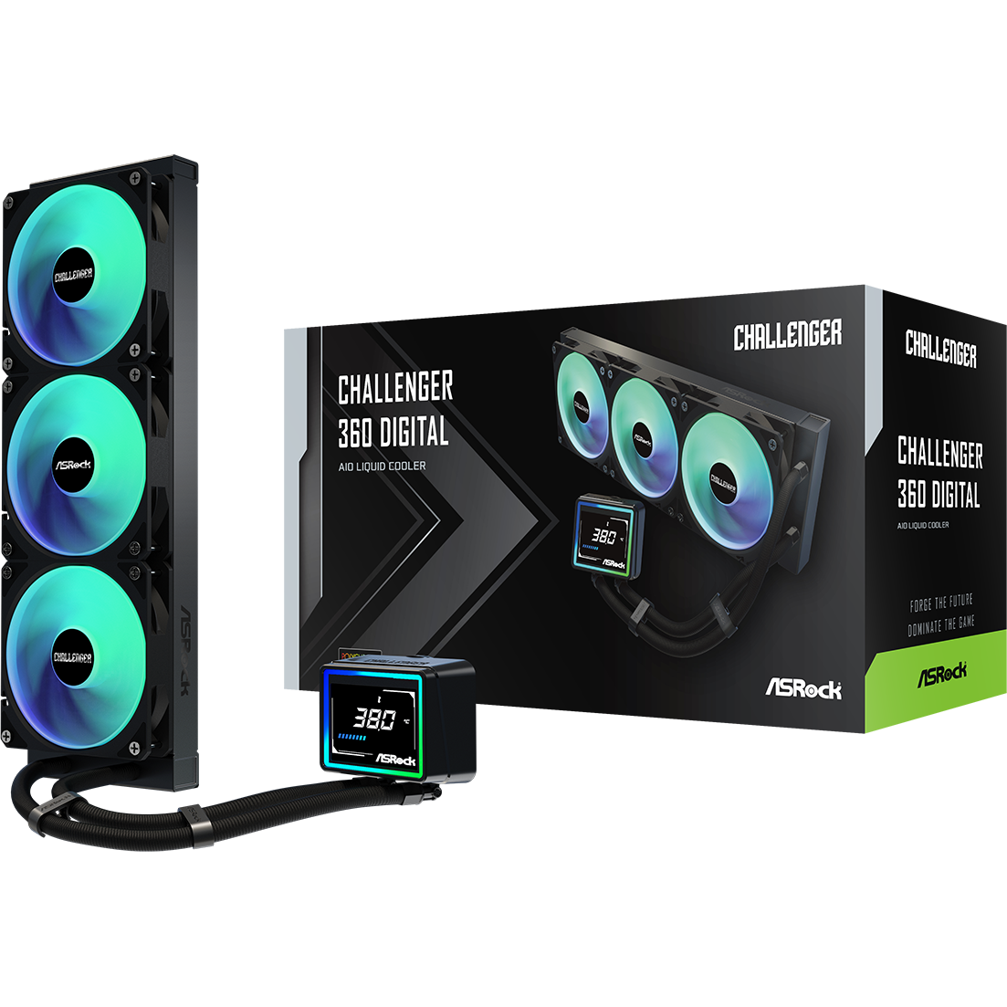 Liquid Cooling System ASRock Challenger Digital 360 Black - 90-ACLA36-BAAGA6 - photo 6