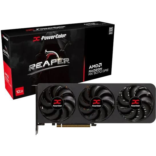 Видеокарта AMD Radeon RX 9070 GRE PowerColor Reaper 12GB (RX9070GRE 12G-A) - photo 6