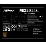 Alimentation électrique 650W ASRock Challenger CL-650B (90-UXC065-BNEAAA)