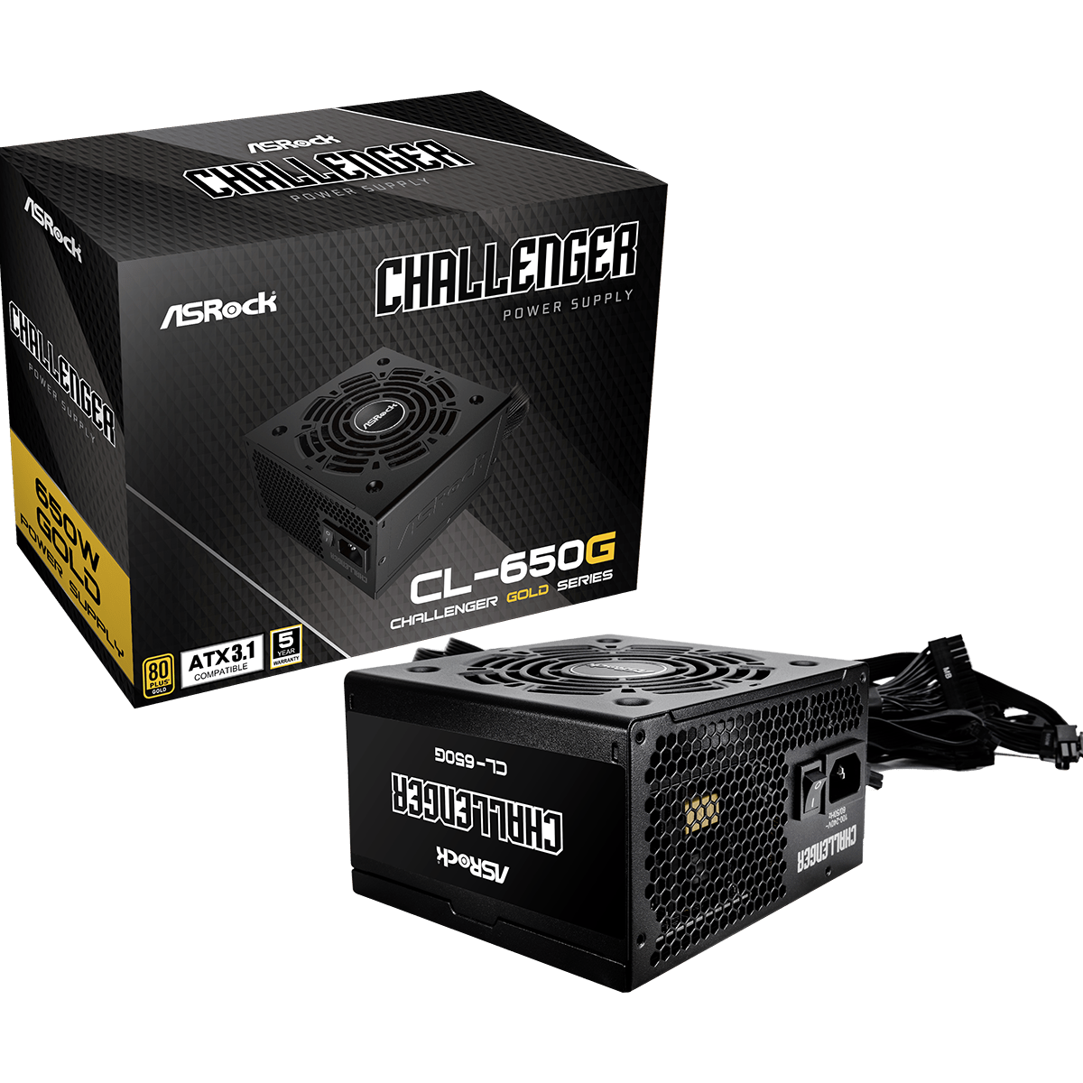Alimentation électrique 650W ASRock Challenger CL-650G - 90-UXC065-GNEAAA - photo 6