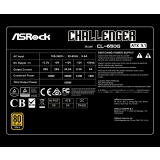 Alimentation électrique 650W ASRock Challenger CL-650G (90-UXC065-GNEAAA)