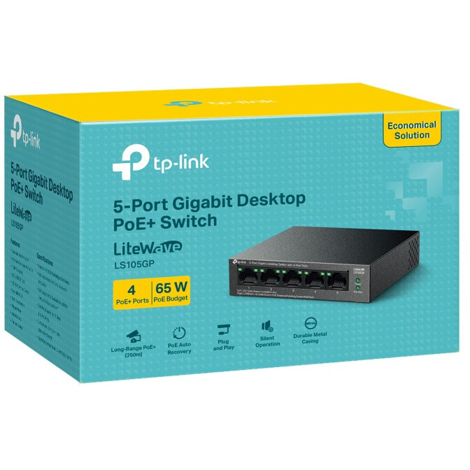 Switch (Network Switch) TP-Link LS105GP - photo 4