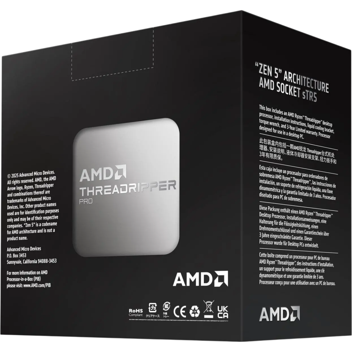 Processor AMD Ryzen Threadripper PRO 9995WX BOX - 100-100001361WOF