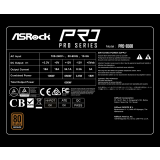 Alimentation électrique 650W ASRock PRO PRO-650B (90-UXR065-BNEAA2)