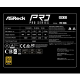 Alimentation électrique 850W ASRock PRO PRO-850G (90-UXR085-GNEAA2)