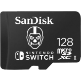Carte mémoire 128GB MicroSD SanDisk Nintendo Switch (SDSQXAO-128G-GN6ZG)