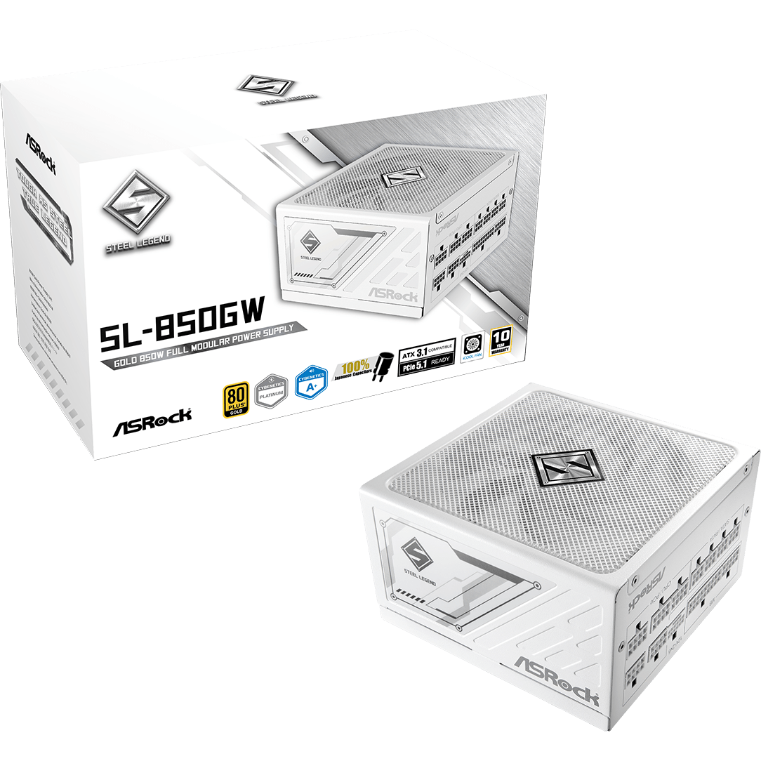 Alimentation électrique 850W ASRock Steel Legend SL-850GW - 90-UXS085-GFEABA - photo 7