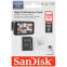 Carte mémoire 128GB MicroSD SanDisk High Endurance + SD adapter (SDSQQNR-128G-GN6IA)