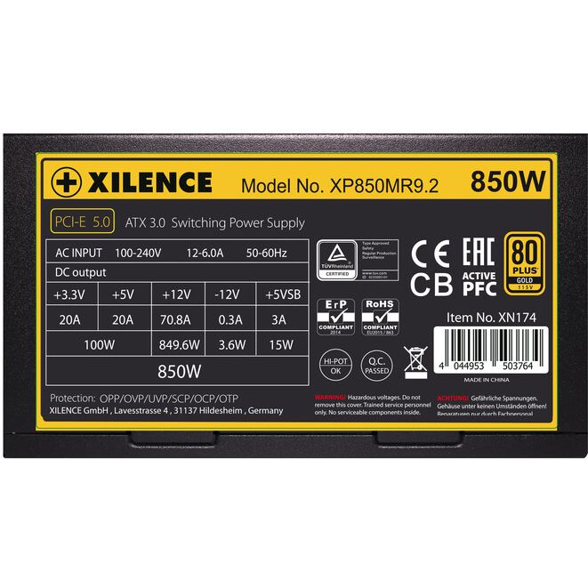 Alimentation électrique 850W Xilence XP850MR9.2 - XN174 - photo 4