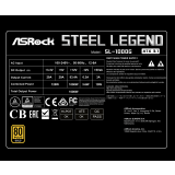 Alimentation électrique 1000W ASRock Steel Legend SL-1000G (90-UXS100-GFEAAA)