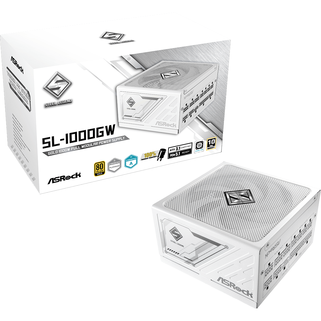 Alimentation électrique 1000W ASRock Steel Legend SL-1000GW - 90-UXS100-GFEABA - photo 7