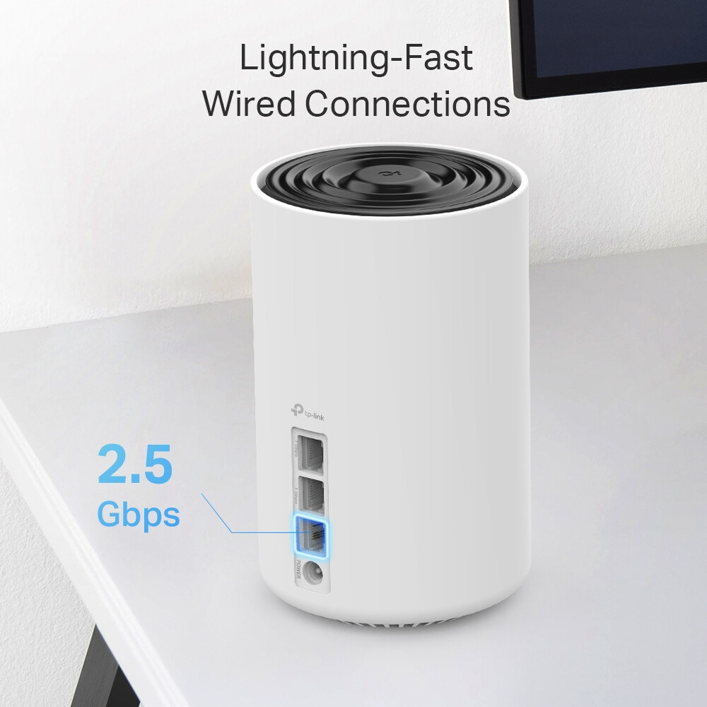 Système Wi-Fi maillé TP-Link Deco XE75 PRO (3 pcs) - Deco XE75 PRO(3-pack) - photo 3