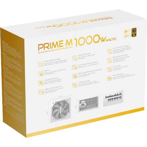 Alimentation électrique 1000W Xigmatek Prime M Arctic - EN48111 - photo 10