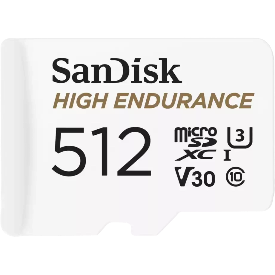 Carte mémoire 512GB MicroSD SanDisk High Endurance + SD adapter (SDSQQNR-512G-GN6IA) - photo 3