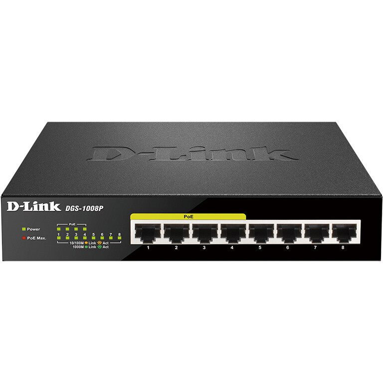 Commutateur (switch) D-Link DGS-1008P/E - photo 2