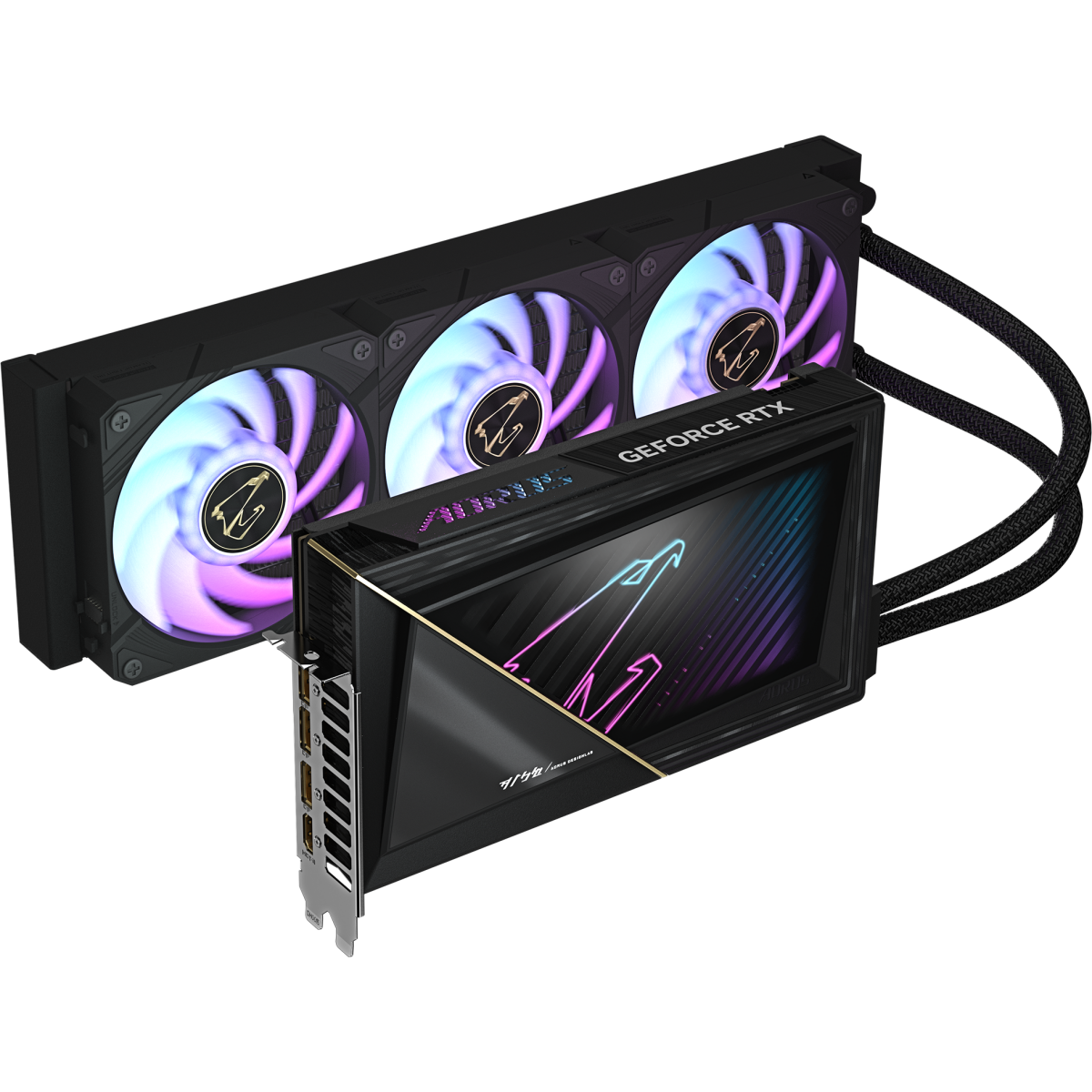 Видеокарта NVIDIA GeForce RTX 5090 Gigabyte AORUS XTREME WATERFORCE OC 32GB (GV-N5090AORUSX W-32GD)