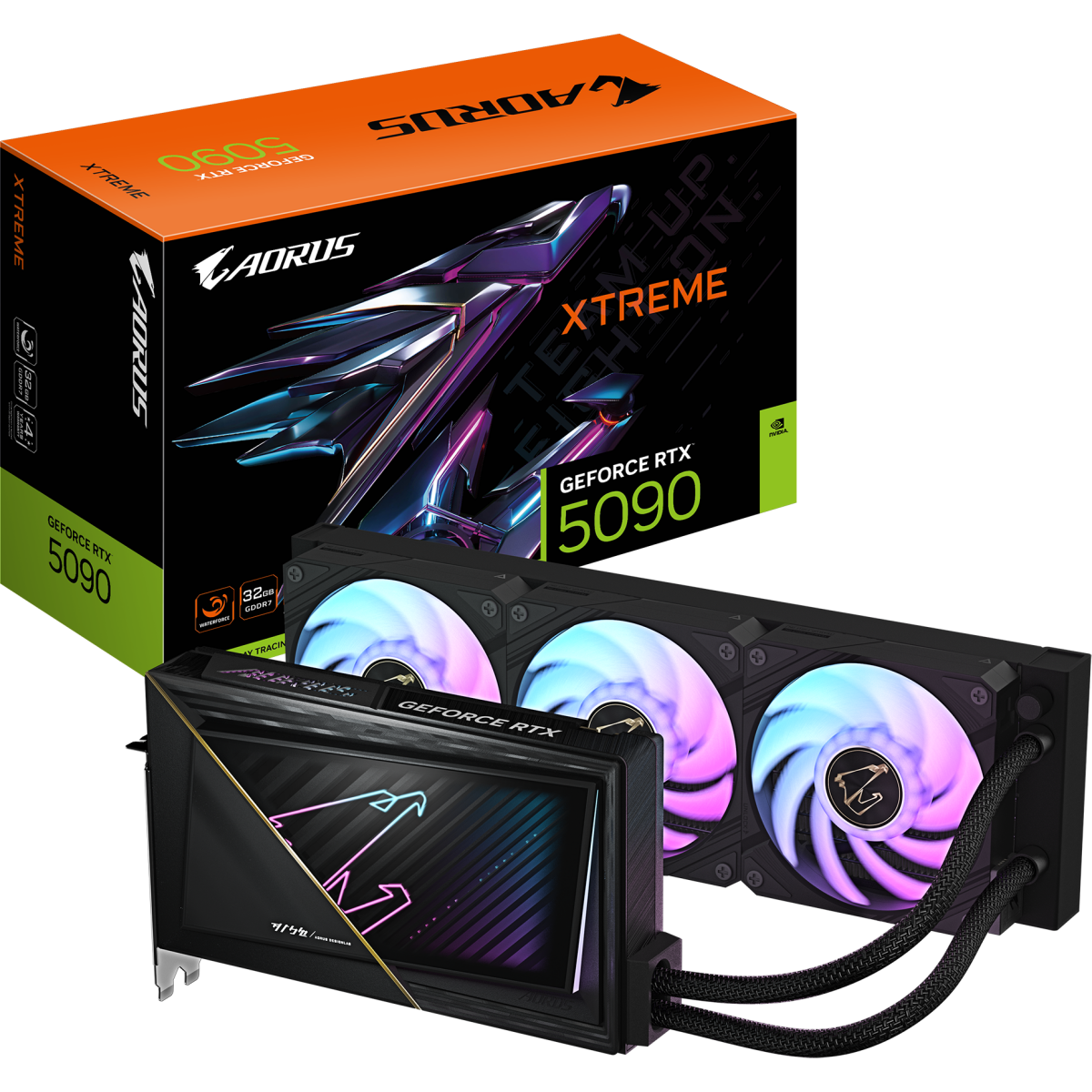 Видеокарта NVIDIA GeForce RTX 5090 Gigabyte AORUS XTREME WATERFORCE OC 32GB (GV-N5090AORUSX W-32GD) - photo 8
